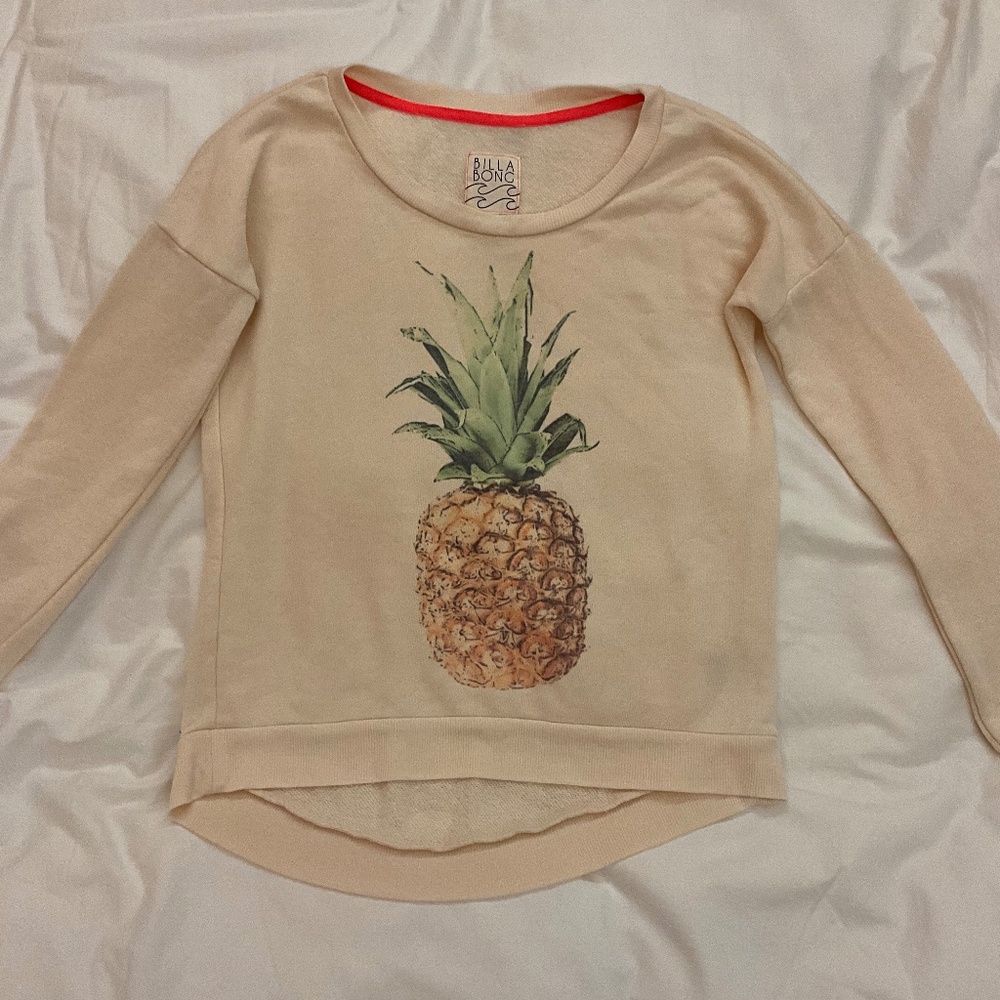 Billabong Crewneck Pineapple Top
